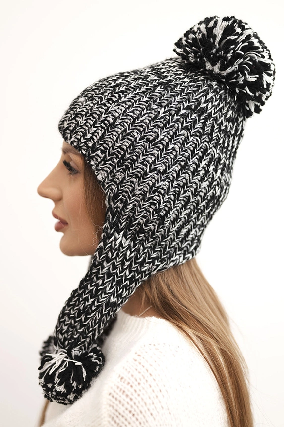 Women's earflap hat Emma K343 black