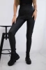 Hoch geschnittene Leggings-Hose schwarz