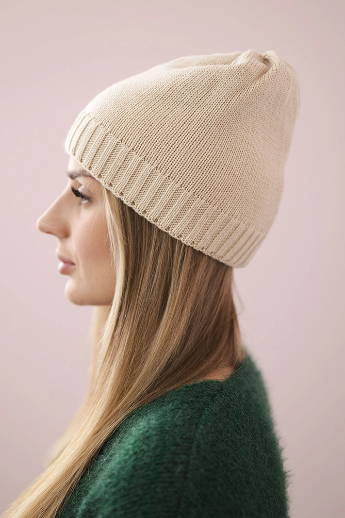Women's cap Jagoda K344 beige