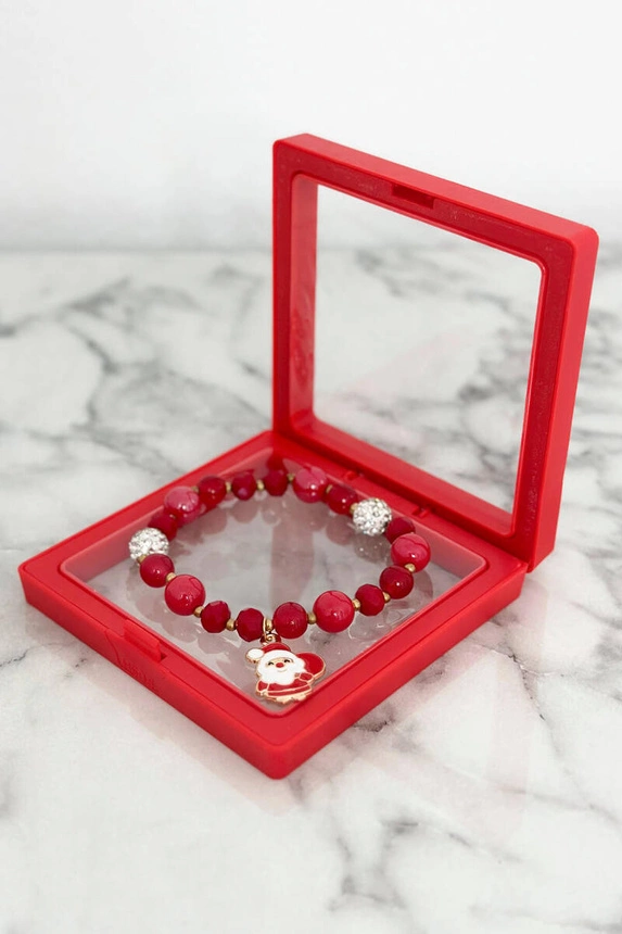 Christmas Bracelet SL435-208 Santa Claus with a sack