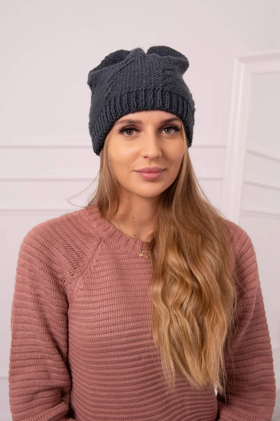 Dámska čiapka Lorena K377 grafit