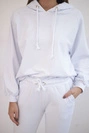 Sweatshirt-Set mit Kapuze weiß