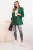Elegant jacket with lapels green