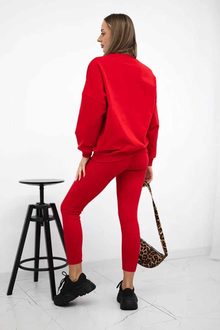 Cotton set California red