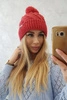 Cap with fleece Wanda K281 red