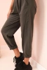 Summer Punto pants with pockets dark khaki