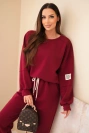 Set sweatshirt + pants plum butter