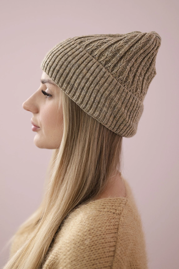 Grace dünne Kappe K211 dunkelbeige