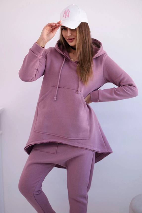 Sada kalhot Baggy tmavě růžová