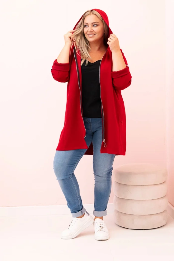 Women's butter-colored sweatshirt with decorative sleeves black