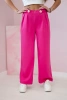 Wide-leg trousers buttery-fabric fuchsia