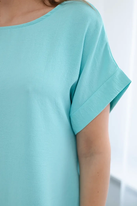 Dress with pockets light mint