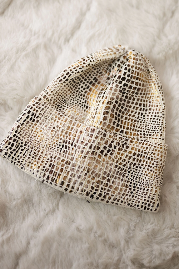 Cap with mohair Panterka K233 beige
