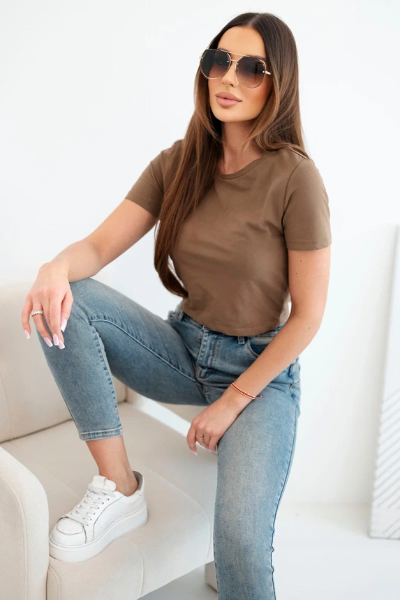 Damenjeans M.sara mit Push-up-Effekt und mittlerer Bundhöhe, jeansblau
