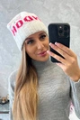 Dámska čiapka London K385 biela