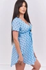 Dotted dress blue
