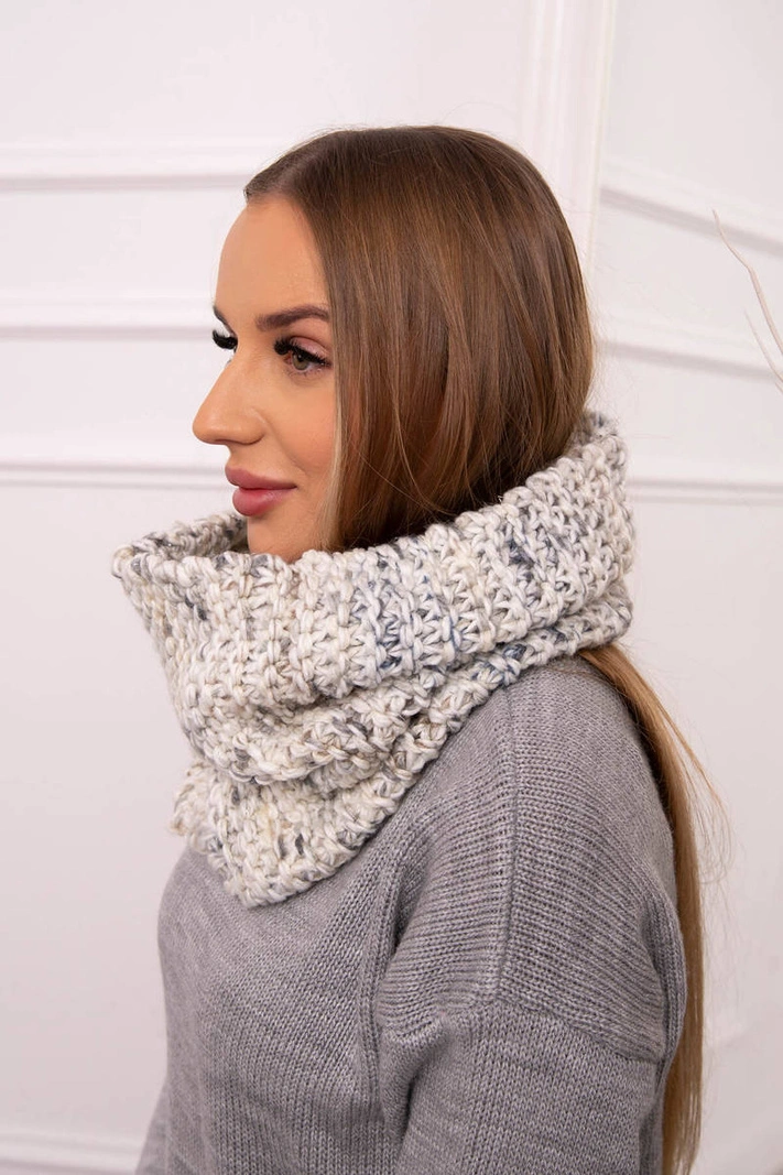 KN16 Damen Snood in Ecru