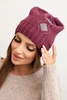Women's winter wool hat with zirconia K453 graphite