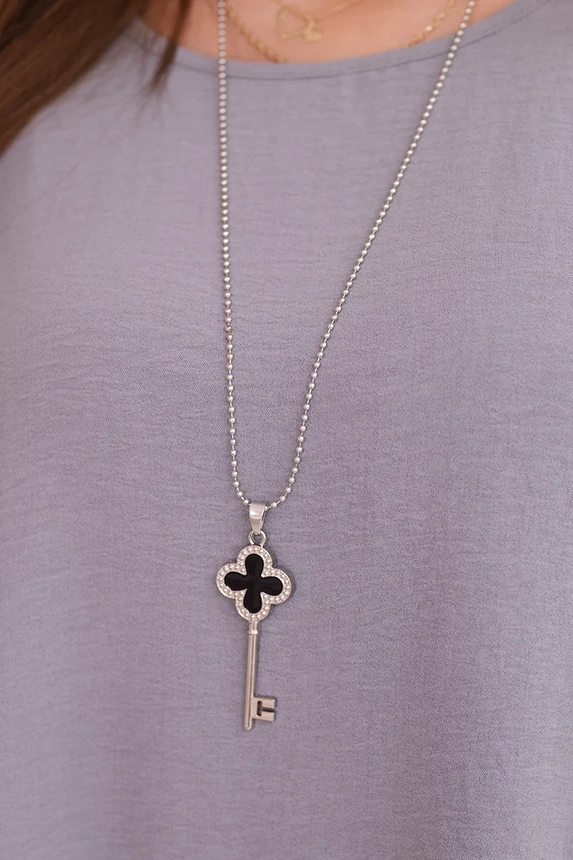 Sada halenky + kalhot s přívěskem šedý