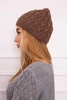 Cap with fleece Roma K224 mocca