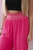 Hose mit breitem Gummibund rosa