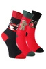 Unisex Christmas gift socks – set of 3 pairs reindeer, cookie and Santa