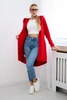 Cardigan with print red
