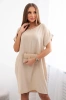 Dress with pockets beige
