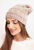 Marta K231 fleece cap dark beige