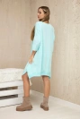 Kleid mit Druck und ausgestelltem Po mint