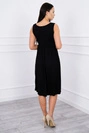 Kleid mit breiten Trägern schwarz