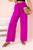 Wide-leg trousers dark purple