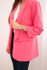 Elegant jacket with lapels pink