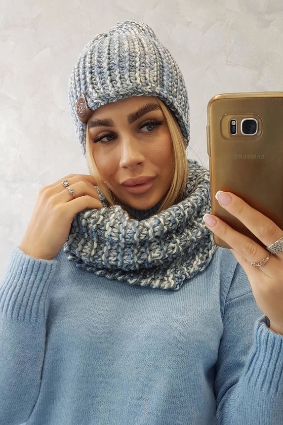 Dámská fleecová souprava Wiwiana K273 tmavě šedá