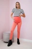 Maternity pants, colored jeans dark apricot