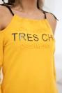Dress Tres Chic mustard