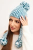 Women's earmuff hat Emma K343 turquoise