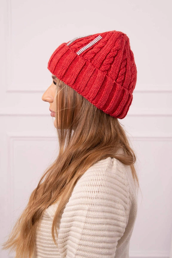 Moteriška kepurė Selena K384 red