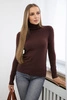 Pullover mit Rollkragen braun