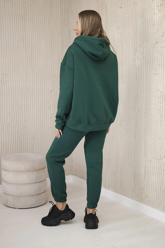 Insulated set with embroidery Los Angeles green