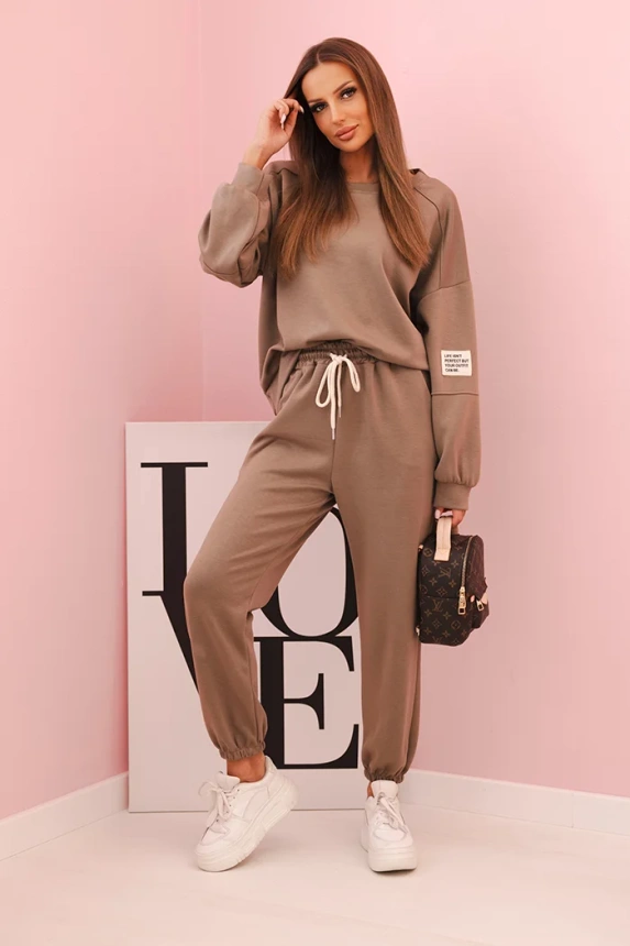 Set Sweatshirt + Hose Butter Fango