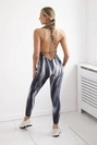 Fitness oblek s push up grafit