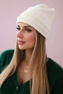 Dámská čepice Kaja K339 ecru