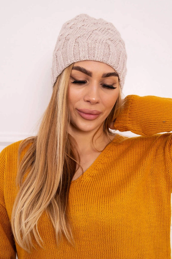 Agnes Fleecemütze K239 hellbeige
