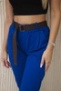 Punto Milano Winter trousers with belt cornflower blue
