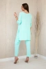 Set Bluse + Hose mit Anhänger Helles Mint