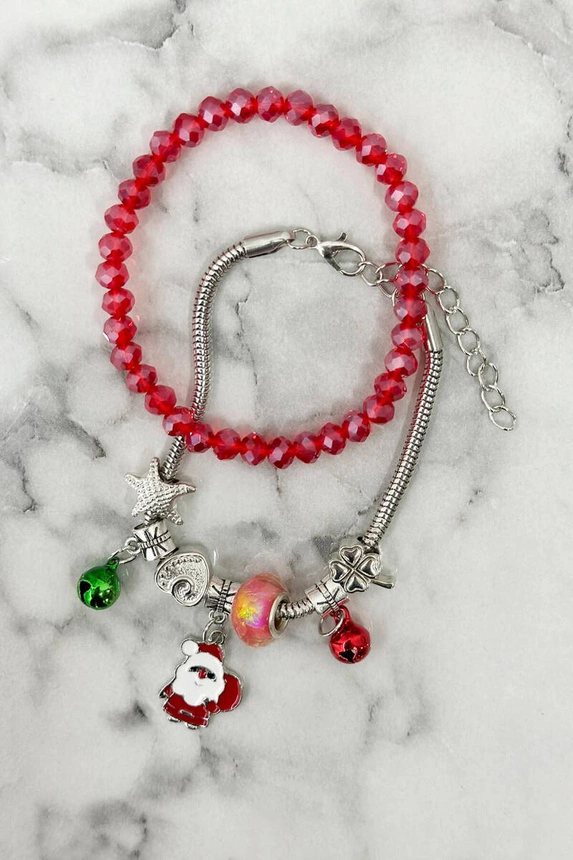 Christmas Bracelet SL433-78 Santa Claus with a sack