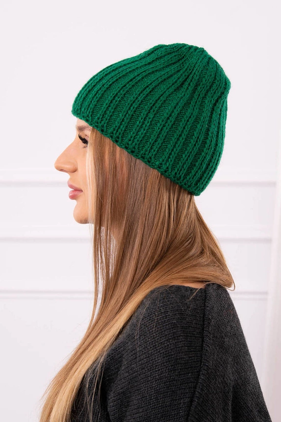 Women's cap Rebeka K345 dark green
