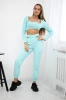 Set with a top blouse mint