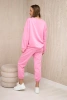 Set sweatshirt + pants buttery fabric light pink
